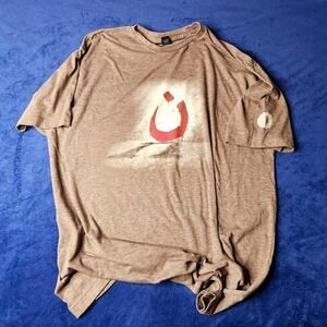 Brown and red graphic tee with a cool design #grungevibes #religious